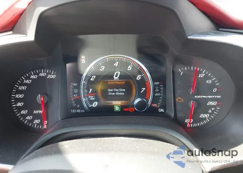 2019 Chevrolet Corvette Grand Sport z USA, uszkodzony, nr VIN 1G1YX2D75K5119467